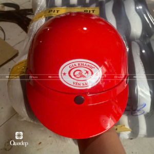 Nón bảo hiểm in logo Yến sào Gia Khánh