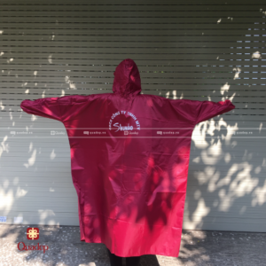 Áo mưa bít hông in logo Shundao