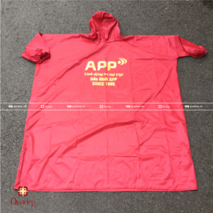áo mưa bít hông vải dù giá rẻ quadep