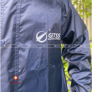 áo mưa đồ bộ vải dù cao cấp in logo