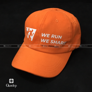 Nón sự kiện in logo - nón We Run We Share
