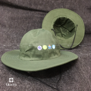 Nón tai bèo Đoàn trường - nón tai bèo kaki