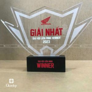 Cúp Trao Giải In Logo HONDA - Cúp Lưu Niệm