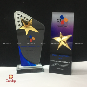 Alternative view of Kỷ Niệm Chương Pha Lê Vinh Danh Công Ty CJ FEED & CARE