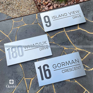 Bảng số nhà inox khắc lazer