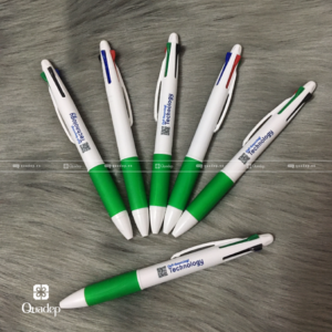 bút bi 3 màu mực xanh đỏ đen