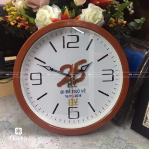Xưởng Sản Xuất Đồng Hồ Treo Tường In Logo