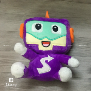 Gấu bông hình ro-bot thêu logo