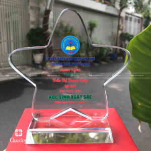 Kỷ Niệm Chương Pha Lê Hình Ngôi Sao - Quận Tân Phú