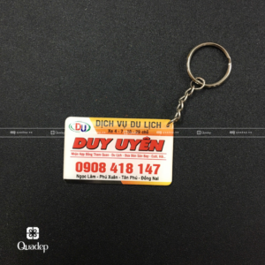 Móc Khóa Nhựa Dẻo Quà Tặng Du Lịch Du Uyên