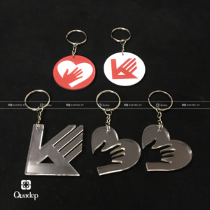 Móc Khóa Mica Logo Trường Đại Học Kiến Trúc TPHCM