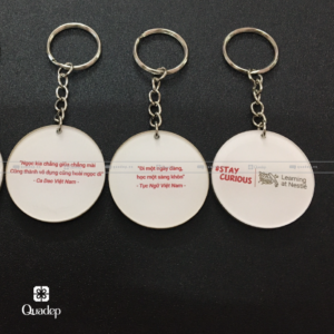 Móc Khóa Mica Quà Tặng Công Ty Nestlé
