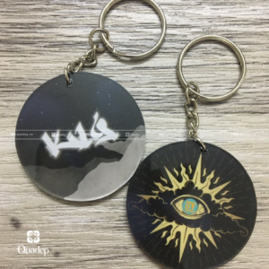 Alternative view of Móc Khóa Mica In Hình Giá Rẻ