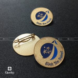 Huy Hiệu Đồng Mạ Vàng Bình Yên Travel