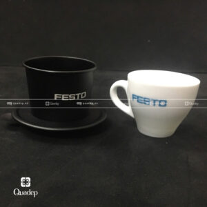 Ly Sứ Cà Phê In Logo