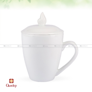 Ly Sứ Trắng Có Nắp 3