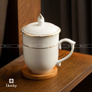 Alternative view of Ly Sứ Bát Tràng Viền Vàng 3