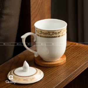 Ly Sứ Bát Tràng Có Nắp Hoa Văn