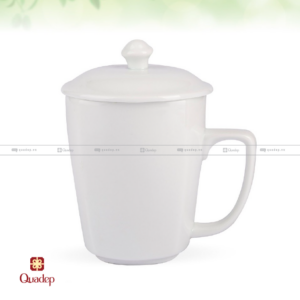 Alternative view of Ly Sứ Trắng Có Nắp 4