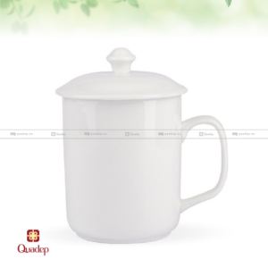 Ly Sứ Trắng Có Nắp 5