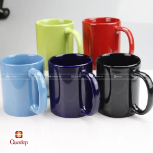 Cóc Sứ In Logo - Ly Sứ Màu