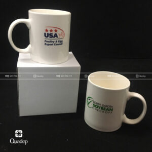 Ly Sứ Trắng In Logo Công Ty