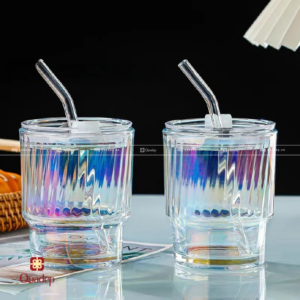 Ly Thủy Tinh Màu Cầu Vòng