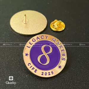 Logo Vàng Kỷ Niệm Cài Áo