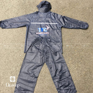 Áo Mưa Đồ Bộ Vải Dù In Logo TTC