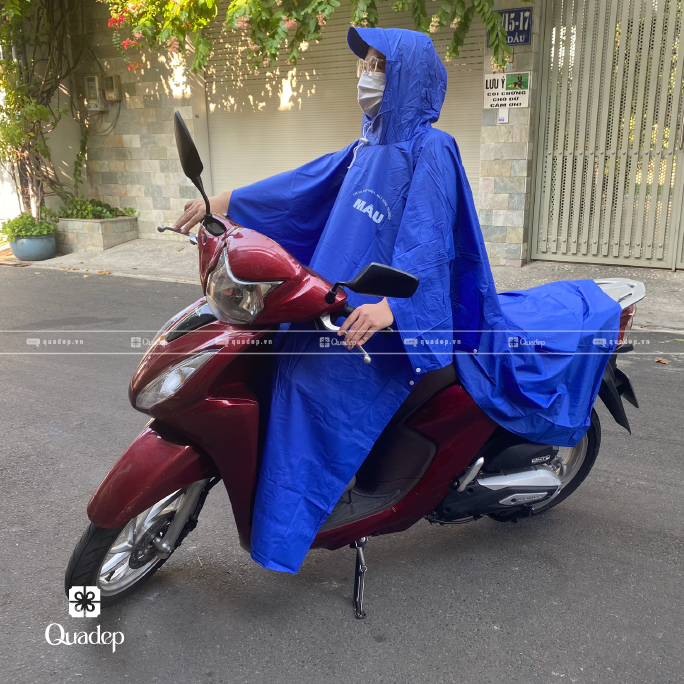 Áo Mưa Cánh Dơi In Logo Theo Yêu Cầu - Ảnh 2