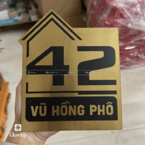 Biển Số Nhà Inox Cao Cấp