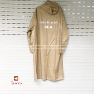 áo mưa măng tô vải dù cao cấp in logo 2