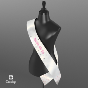 Băng đeo chéo in màu sắc chuyển nhiệt cắt nhiệt cao cấp - quadep