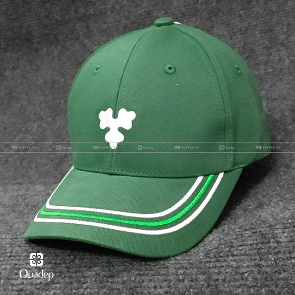 Nón vải kaki bia Carlsberg - Nón quảng cáo thêu logo - Ảnh 2