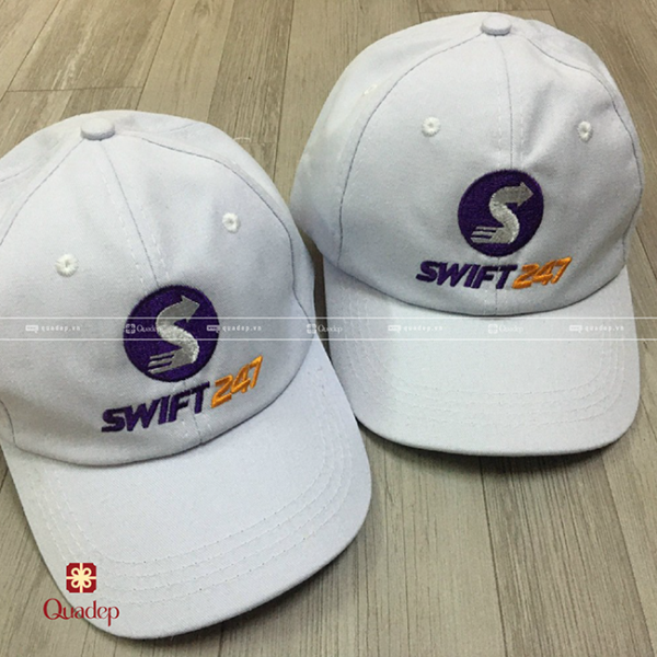 Nón kết Swift 247 - nón kết kaki thêu logo