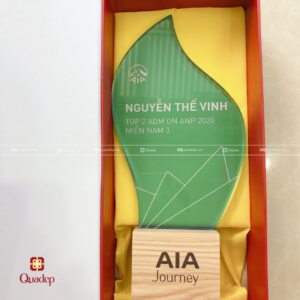 Alternative view of Kỷ Niệm Chương Lưu Niệm Khắc Logo AIA