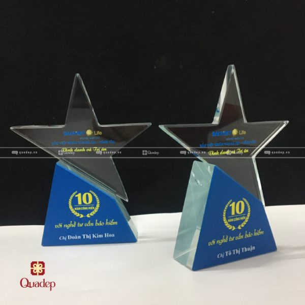 Cúp Lưu Niệm In Logo Công Ty Bảo Việt Nhân Thọ - Ảnh 3