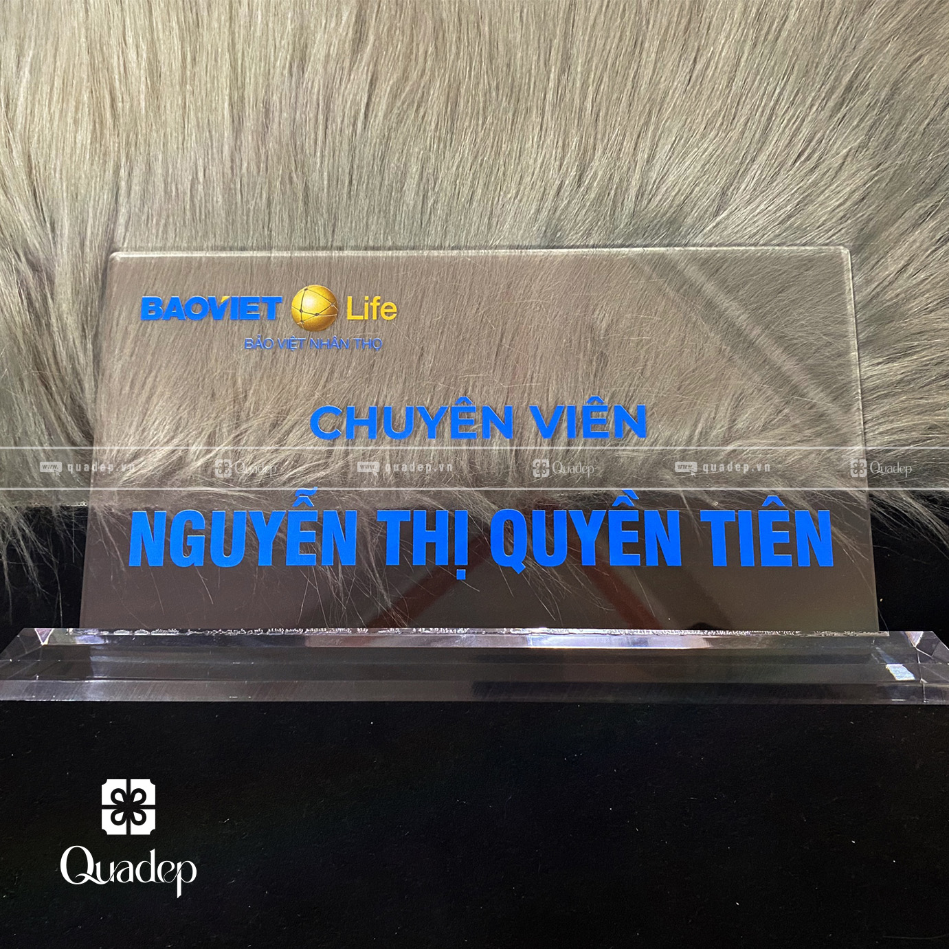 Bảng chức danh giám đốc để bàn làm việc Quadep