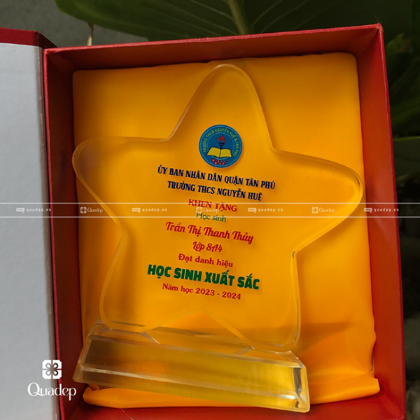 Kỷ Niệm Chương Pha Lê Hình Ngôi Sao - Quận Tân Phú - Ảnh 3