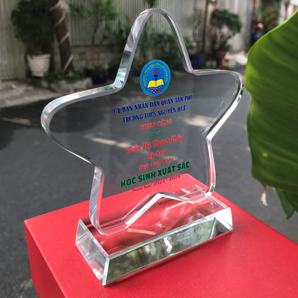 Kỷ Niệm Chương Pha Lê Hình Ngôi Sao - Quận Tân Phú - Ảnh 4