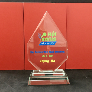 Cúp Lưu Niệm Thủy Tinh - Hội Tennis Văn Mười
