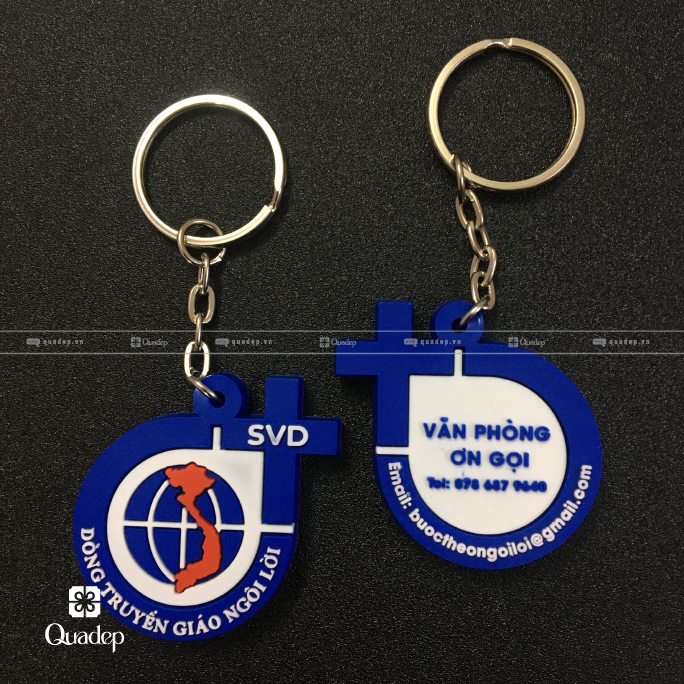 Móc Khóa Cao Su Quảng Cáo