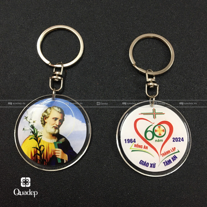 Móc Khóa Nhựa Dẻo Giáo Xứ Tâm An