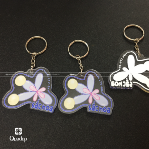 Móc Khóa Mica In UV