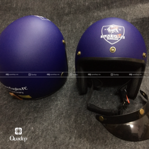 mũ bảo hiểm trùm đầu in logo quảng cáo