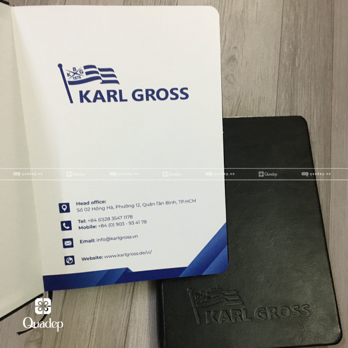 sổ da PU karlgross 3