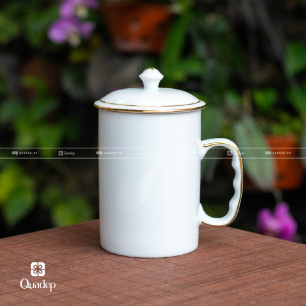 Ly Sứ Bát Tràng Viền Vàng 4 - Ảnh 2