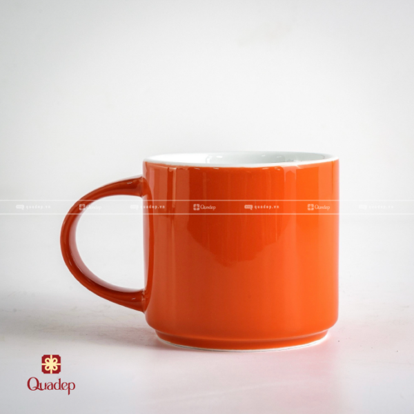 Cóc Sứ In Logo - Ly Sứ Màu - Ảnh 4