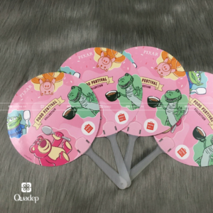 Quạt Giấy Cán Nhựa