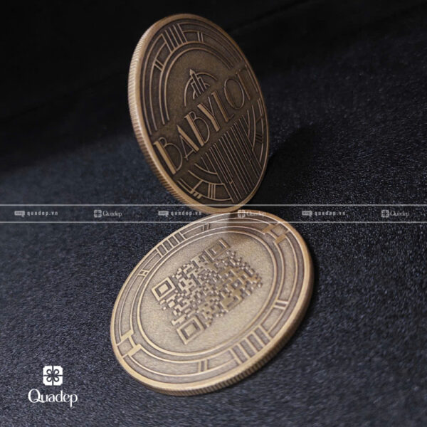 Đồng Xu Đúc Chìm Nổi Giả Cổ Babylon - Ảnh 2